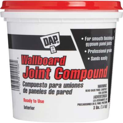 Dap 3 Lb. Pre-Mixed Latex Wallboard Drywall Joint Compound