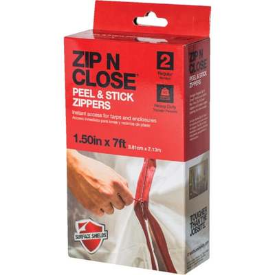 1-1/2X7' 2PK ZIP N CLOSE ZIPPER