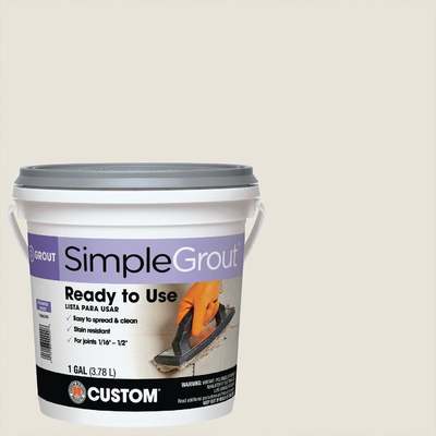 Custom Building Products Simplegrout Gallon Bright White Pre-Mixed Tile