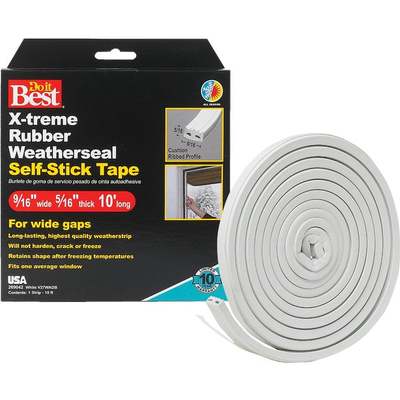 9/16x5/16"x10' Wht Tape