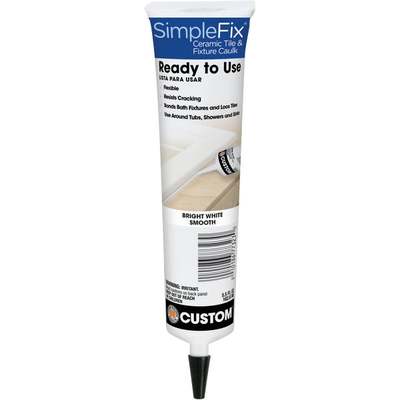 5.5OZ BRT WHT TILE CAULK