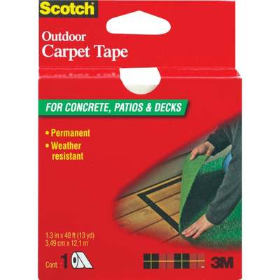Scotch Outdoor 1.375 In. x 13.333 Yd. (34.9 mm x 12.1 m) Carpet Tape