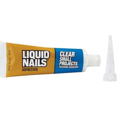 Liquid Nails 2.5 Oz. Clear Small Projects Multi-Purpose Adhesive