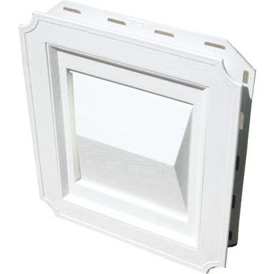 WHITE J-BLOCK VENT HOOD