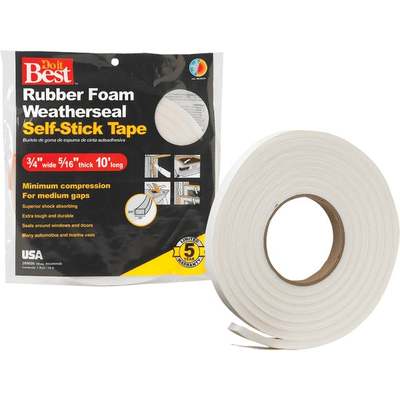 *3/4X5/16X10' WEATHERSTRIP TAPE