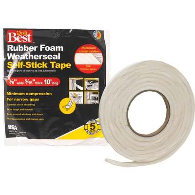 3/8x5/16x10' WEATHERSTRIP TAPE