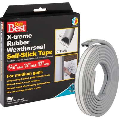 WEATHERSEAL TAPE 3/8x1/4"Xx17'