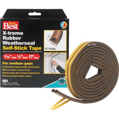 5/16x1/4"x17' Brn Tape