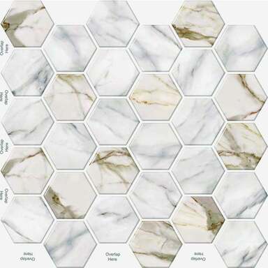 MARBLE PEEL & STICK TILE (4 PK)