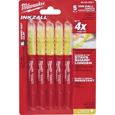 5PK INKZALL HIGHLIGHTER