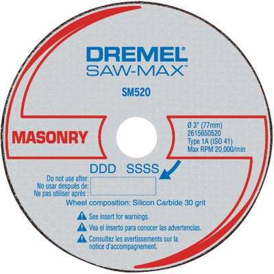 3PK MASONRY CUTOFF WHEEL