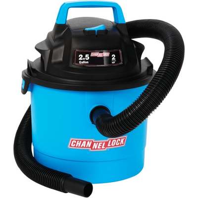 Channellock 2.5 Gal. 2.0-Peak HP Wet/Dry Vacuum