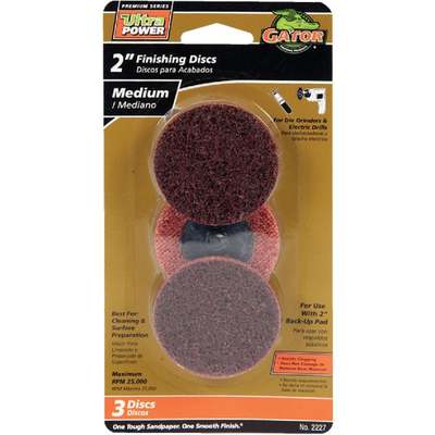 Gator Surface 2 In. 80 Grit Finishing Surface Conditioning Sanding Disc