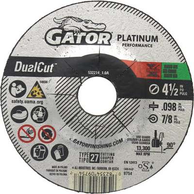 Gator Blade DualCut Type 27 4-1/2 In. x 0.098 In. x 7/8 In.