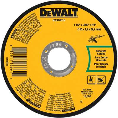 4-1/2x.045x7/8 Masonry Cutoff