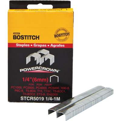 1/4" BOSTITCH STAPLES 1000CT