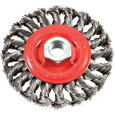 4" Twist Knot Wire Wheel