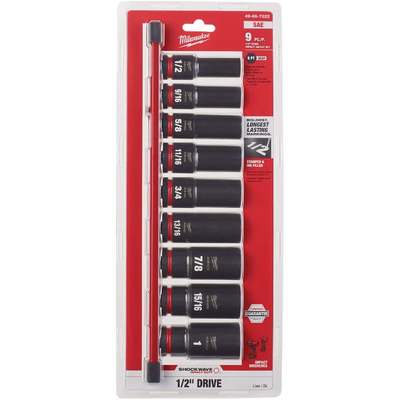 9PC 1/2" IMP SOCKET SET