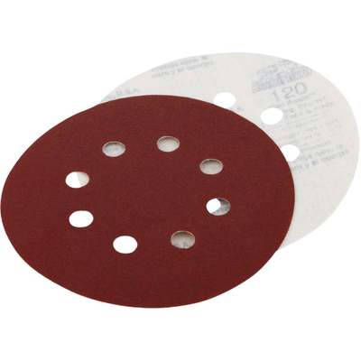 Do it Best 5 In. 220-Grit 8-Hole Pattern Vented Sanding Disc with Hook &