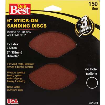 6" 150G REFILL DISC STICK 3pk