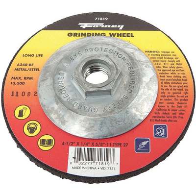 4-1/2" GRINDING WHEEL