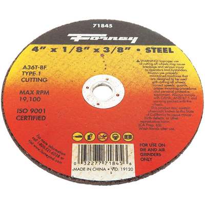 Cut Off Wheel 4x1/8x3/8
