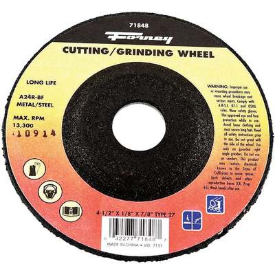 4-1/2" GRINDING WHEEL