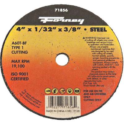 2 Panel Metal Cut Off Wheel