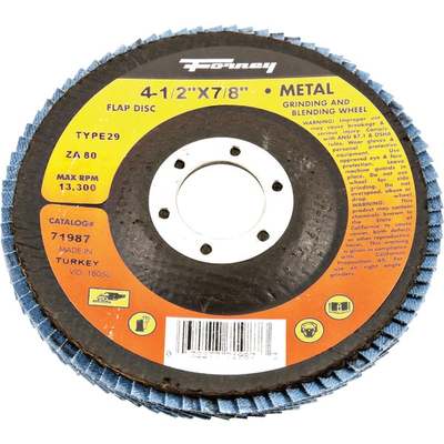80G BLUE ZIR FLAP DISC