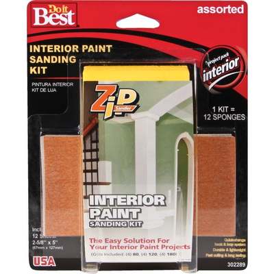 Do it Best Zip Sander Paint Hand Interior Sanding Kit
