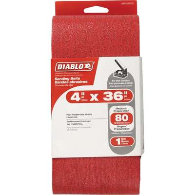 4x36 80g Sanding Belt