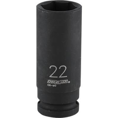 22MM 1/2DR DP IMP SOCKET