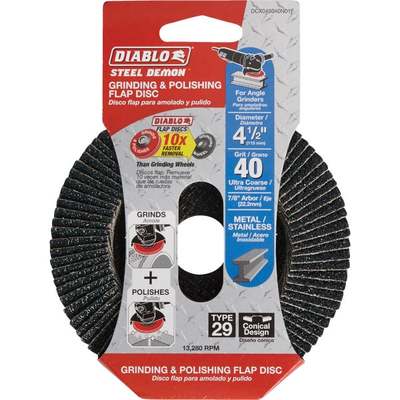 4-1/2" 40G FLAP DISC