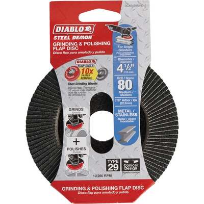 4-1/2" FLAP DISC 80G