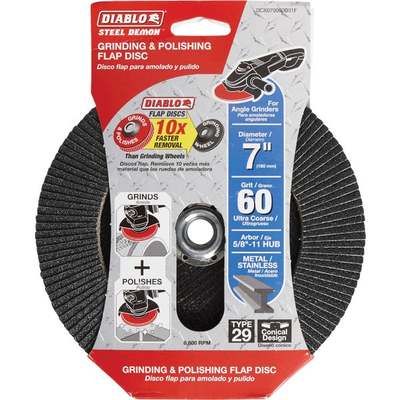 7" 60g Flap Disc