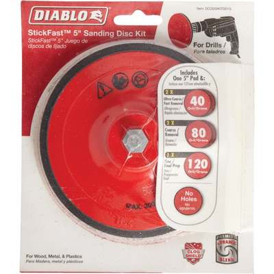 5"DRILL SANDING DISC KIT