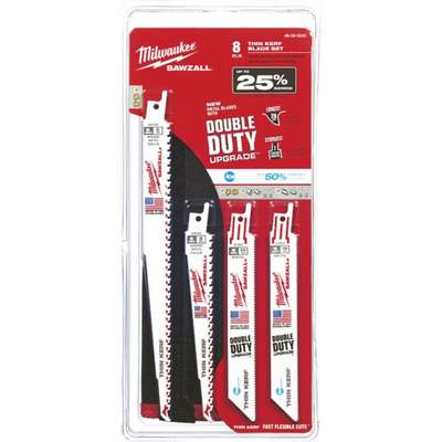 8PC SAWZALL BLADE SET