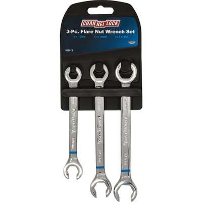 3PC MM FLARE WRENCH SET