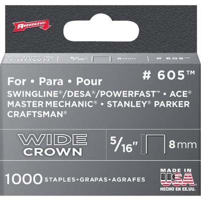 ARW WIDE 5/16" STAPLE 1000pk