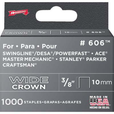 1000pk 3/8" HEAVY DUTY STAPLE