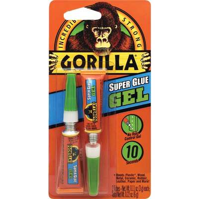 GORILLA SUPER GLUE GEL 2PK