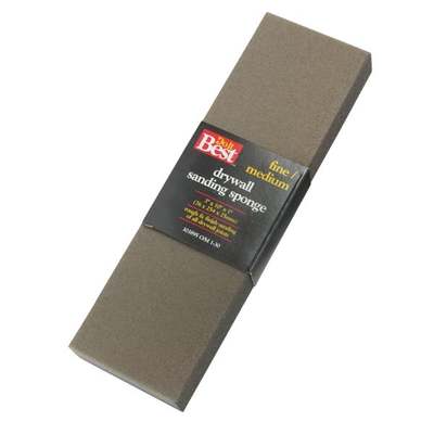 Do it Best Drywall 3 In. x 10 In. x 1 In. Fine/Medium Sanding Sponge