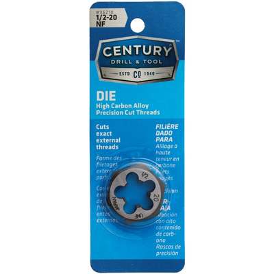 Century Drill & Tool 1/2-20 National Fine 1 In. Across Flats Fractional