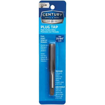 Century Drill & Tool 1/2-20 Carbon Steel National Fine Tap-Plug