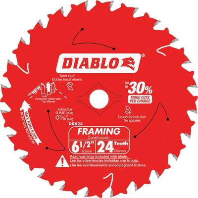3PK 6-1/2" 24T SAW BLADE