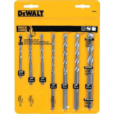 7PC MASONRY BIT SET