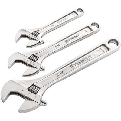 3PC ADJ WRENCH SET