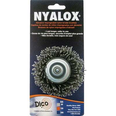 Dico Nyalox 2-1/2 In. Extra Coarse Drill-Mounted Wire Brush