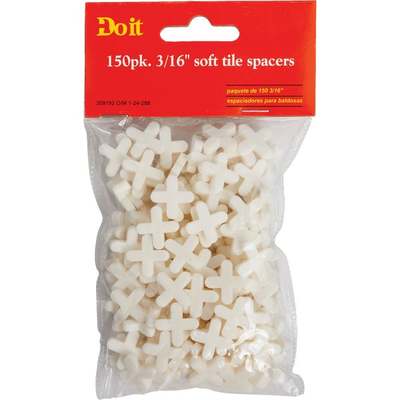 3/16" SOFT TILE SPACERS 150-PCS