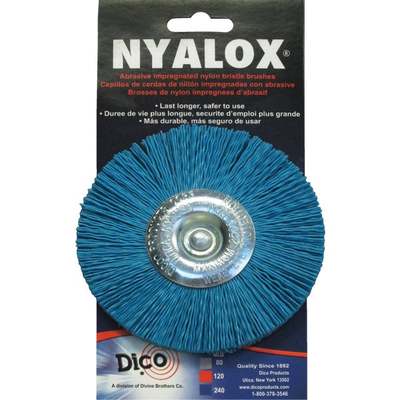 Dico Nyalox 4 In. Fine Drill-Mounted Wire Brush
